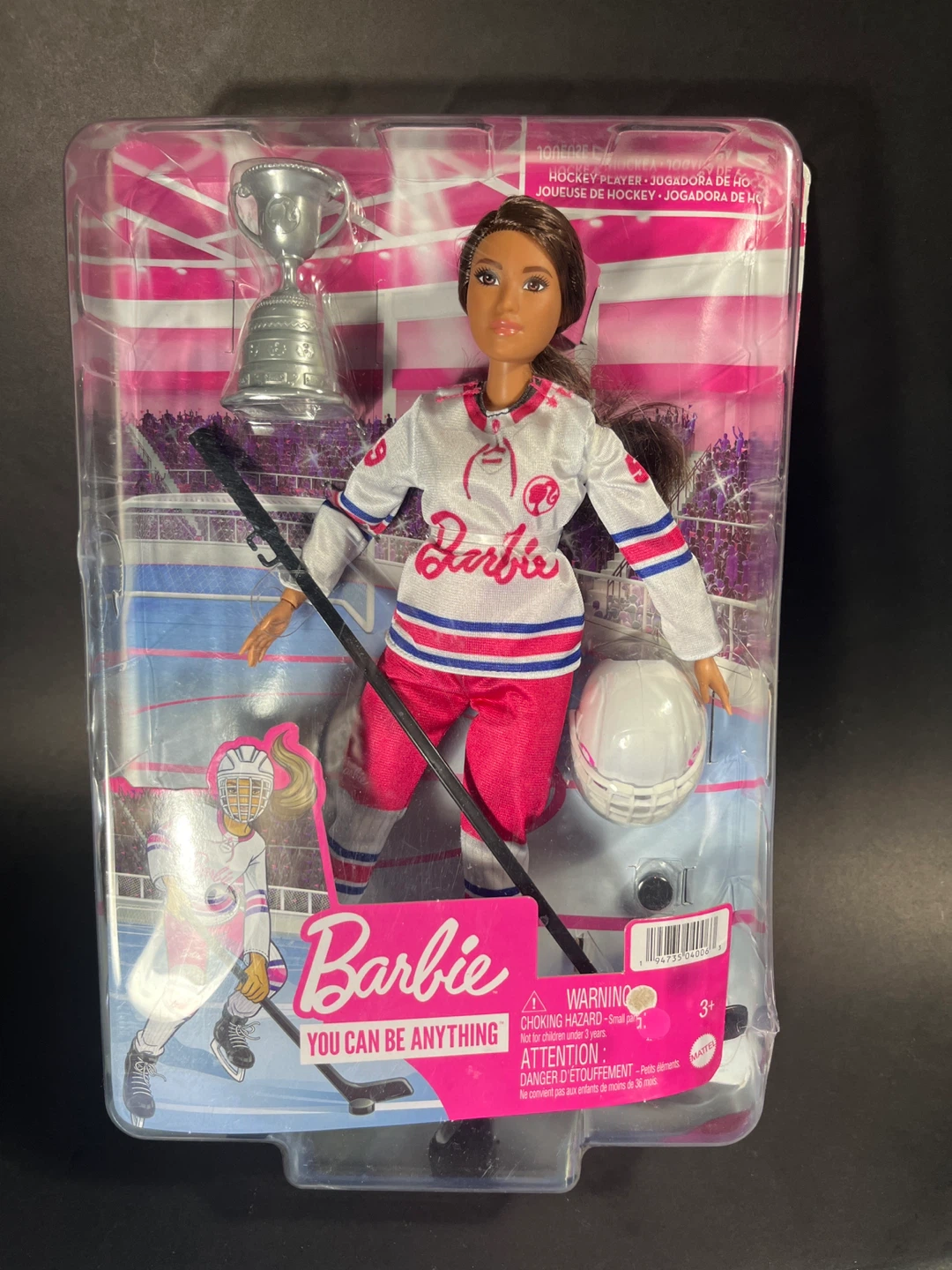 New Barbie Hockey Player Doll