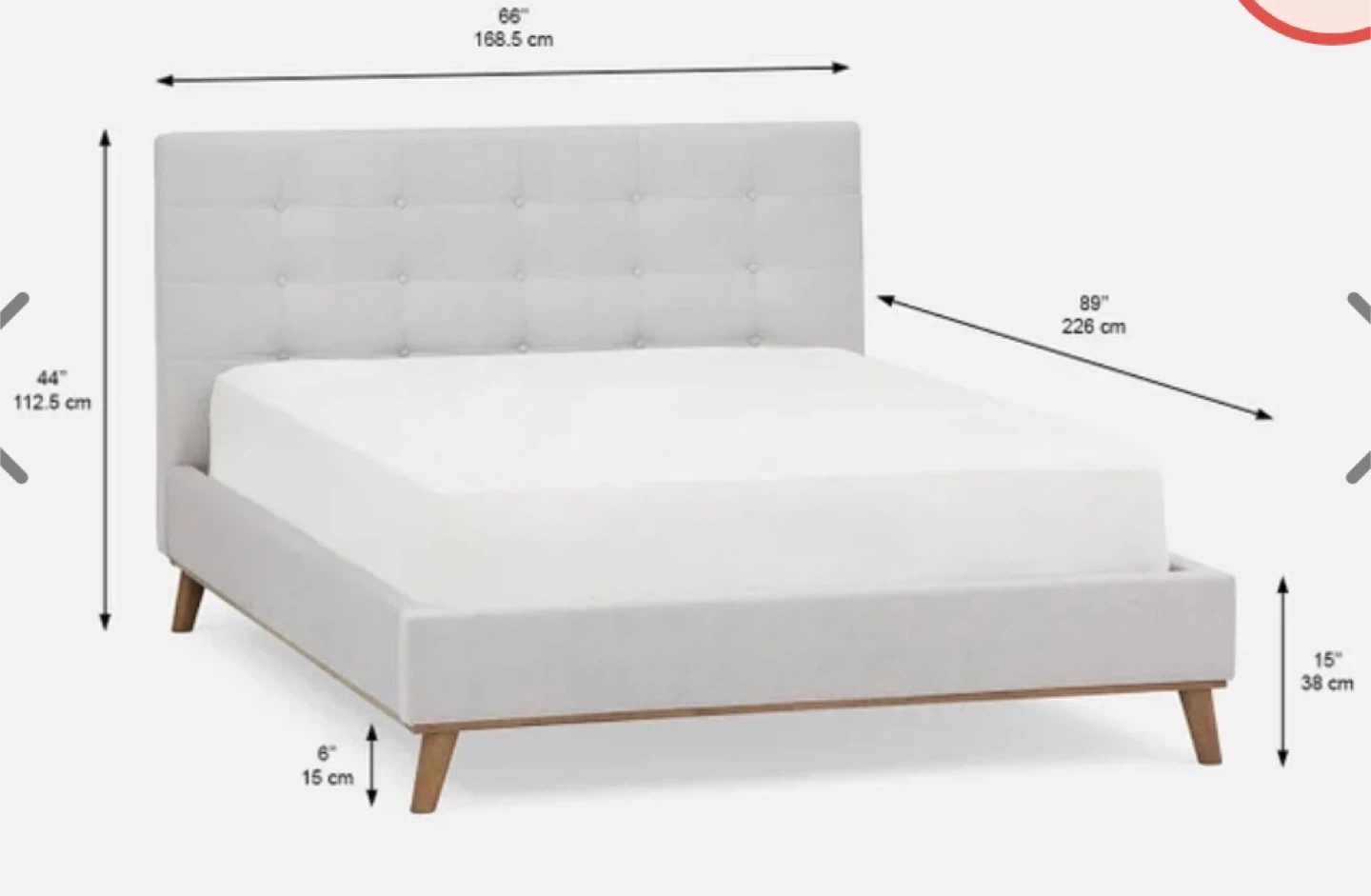 Bed Frame: Queen size - photo 5