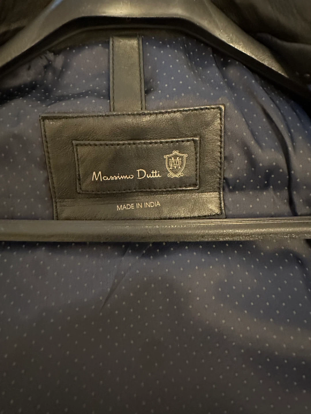 Massimo Dutti Black Leather Jacket - photo 3