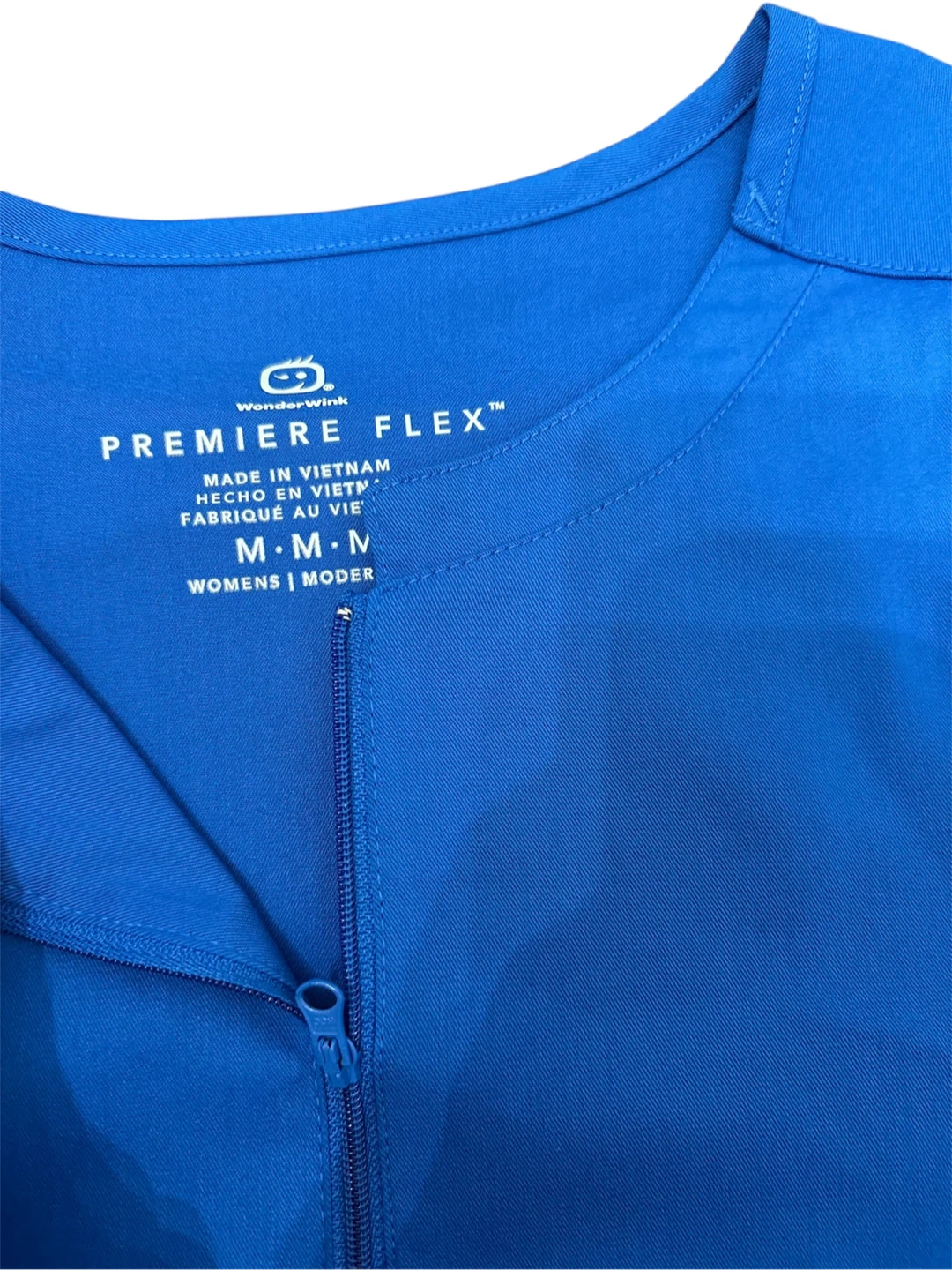 Women’s WonderWink Premiere Flex Blue Scrub Jacket - M - photo 2