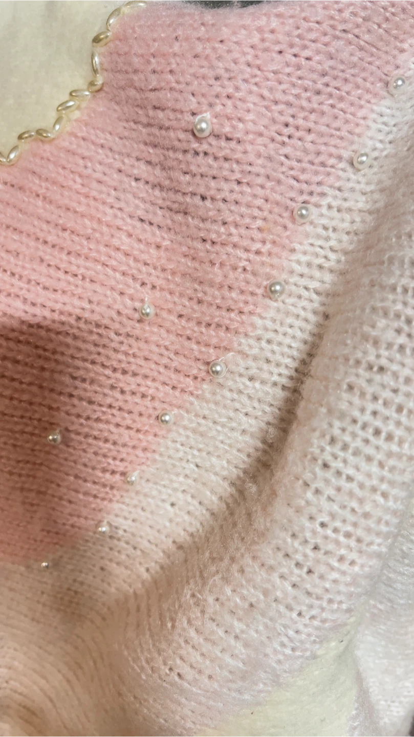 Vintage Pink Knit Sweater - photo 4