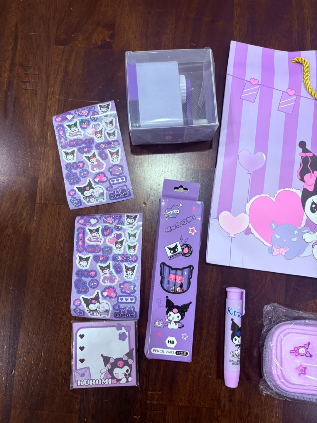 Kuromi Stationery Set - New! - photo 3