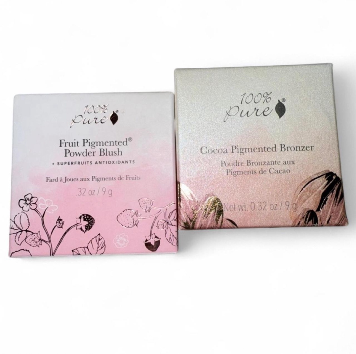 100% Pure Fruit Pigmented Powder Blush & Cocoa Bronzer - photo 3