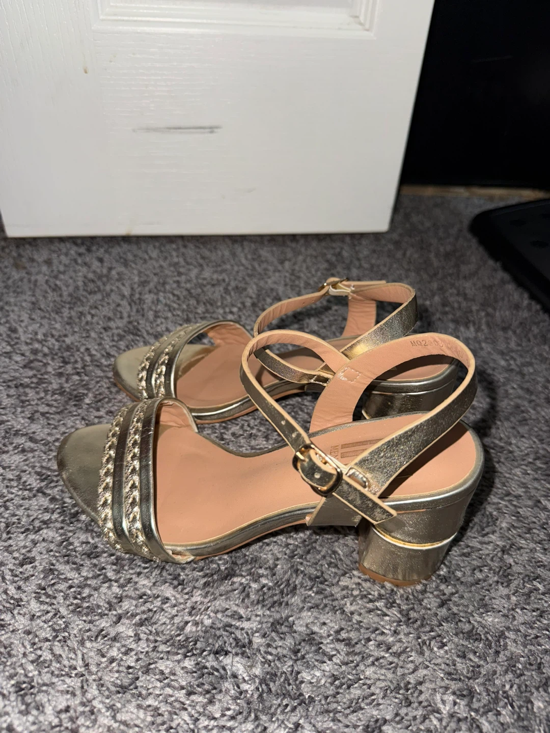 Alberta Ferretti Gold Sandals Size 36