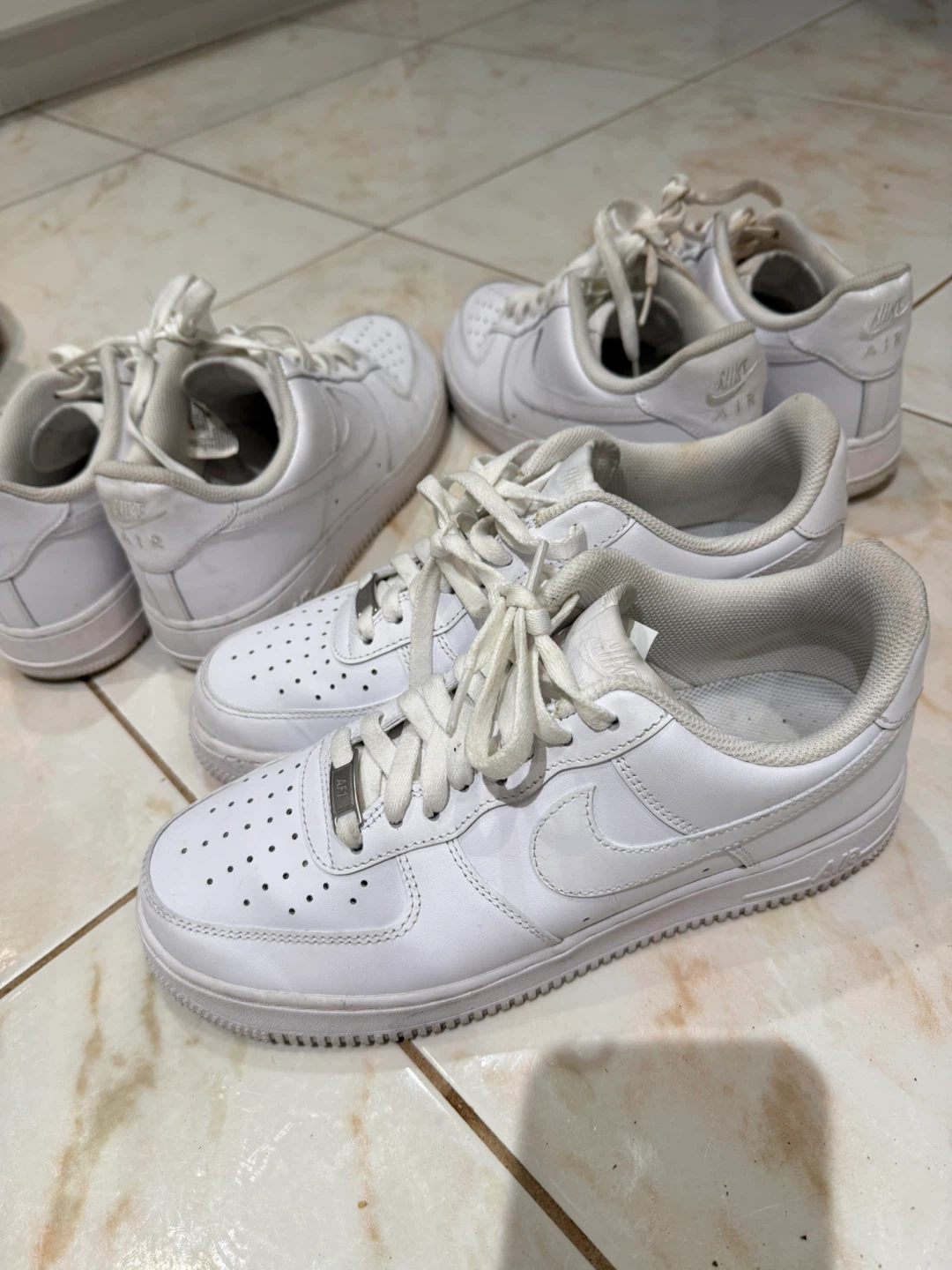 Nike Air Force 1 White, US 8.5 set - photo 5