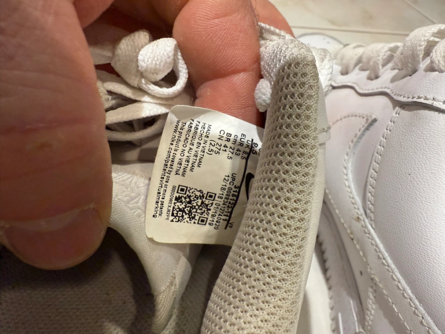 Nike Air Force 1 Low White, Size 9.5 - photo 3