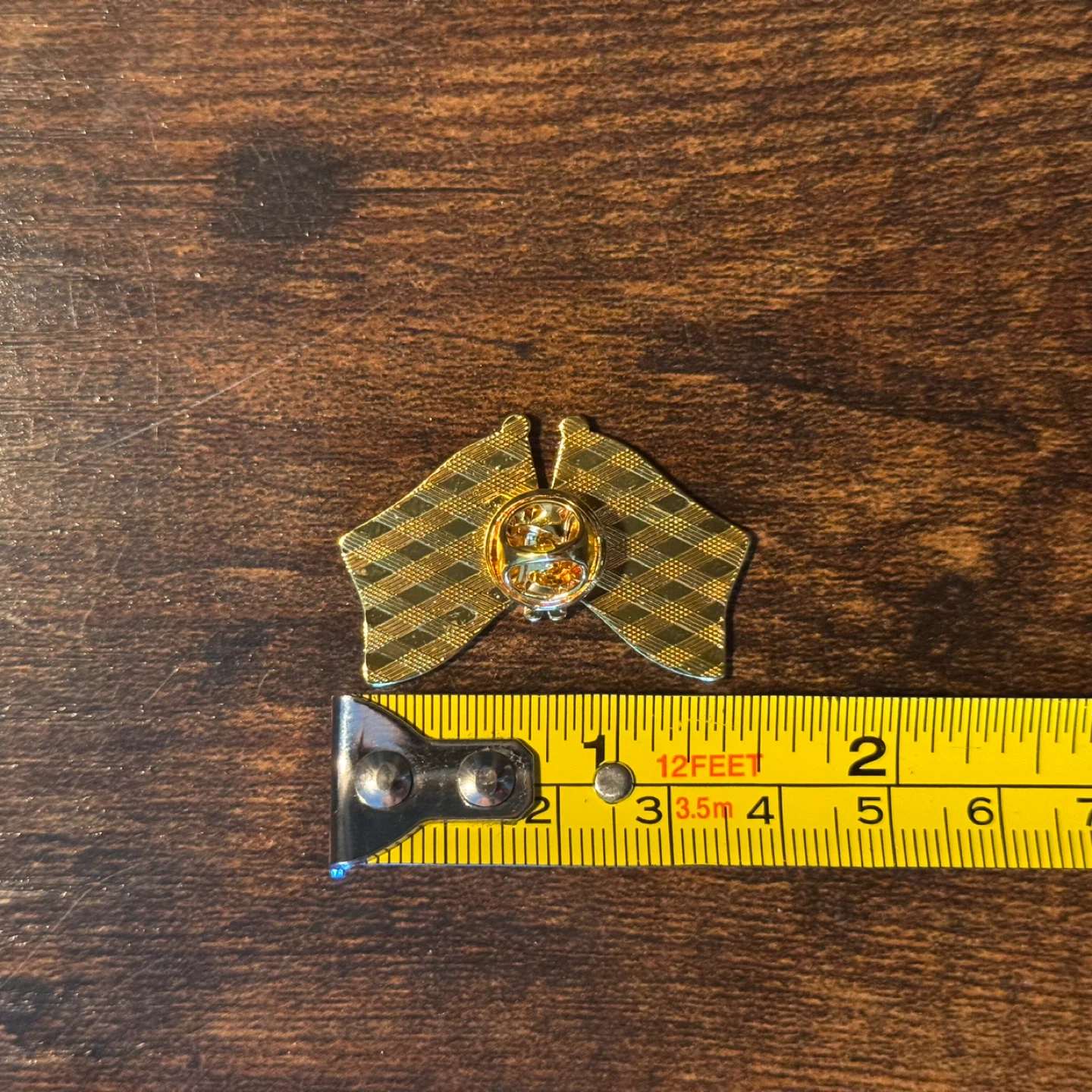 American Ukrainian Flags Lapel Pin USA Ukraine Double Flag Pin - photo 3