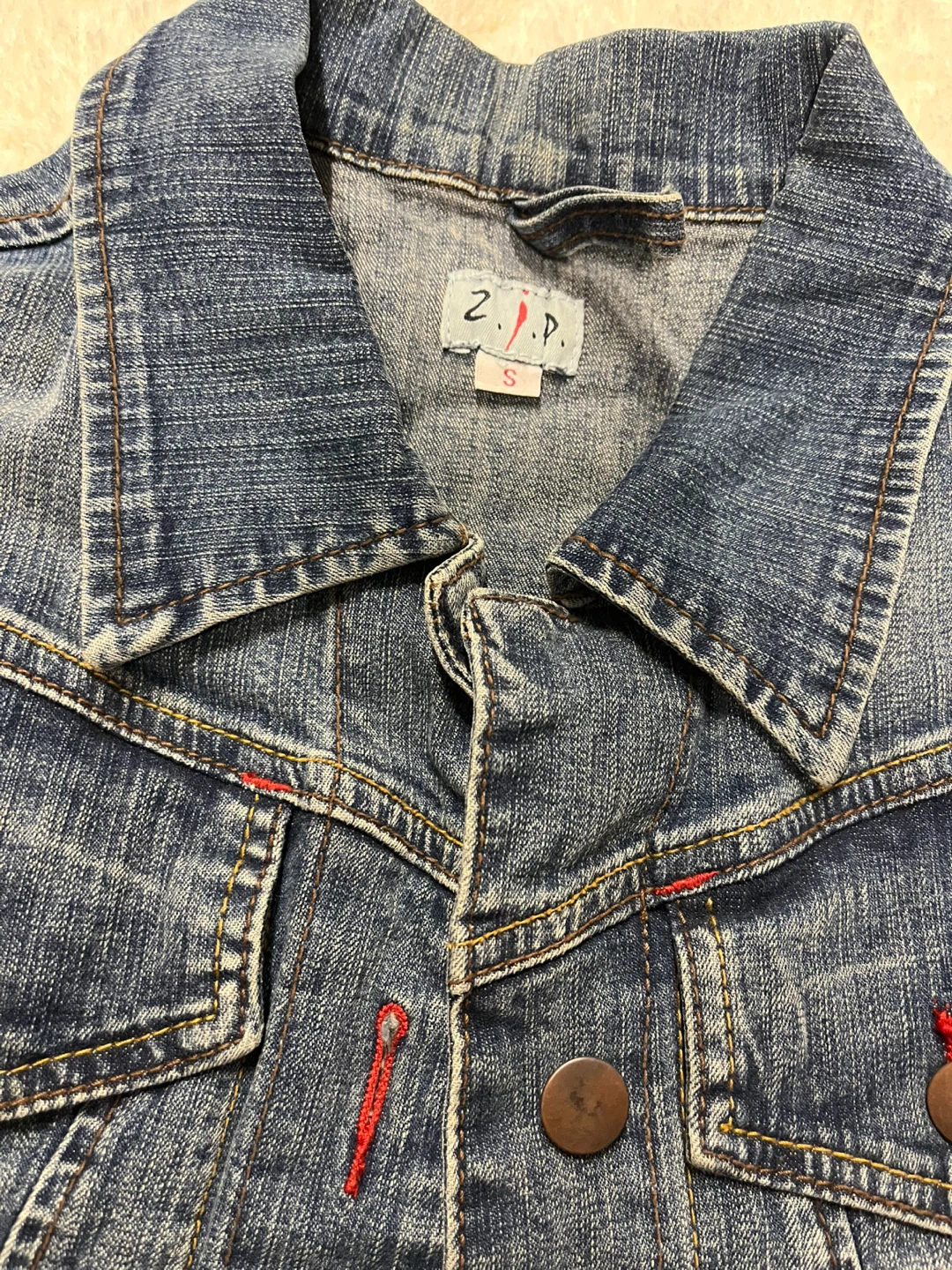 2. J.P. Denim Jacket - Size S - photo 3