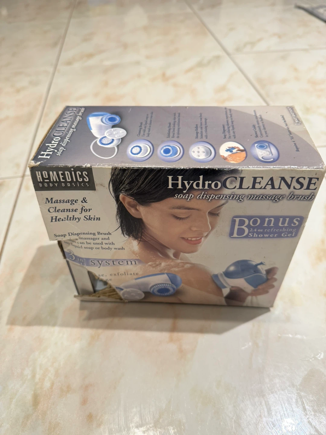 Homedics Hydro Cleanse Soap Dispensing Brush - photo 4
