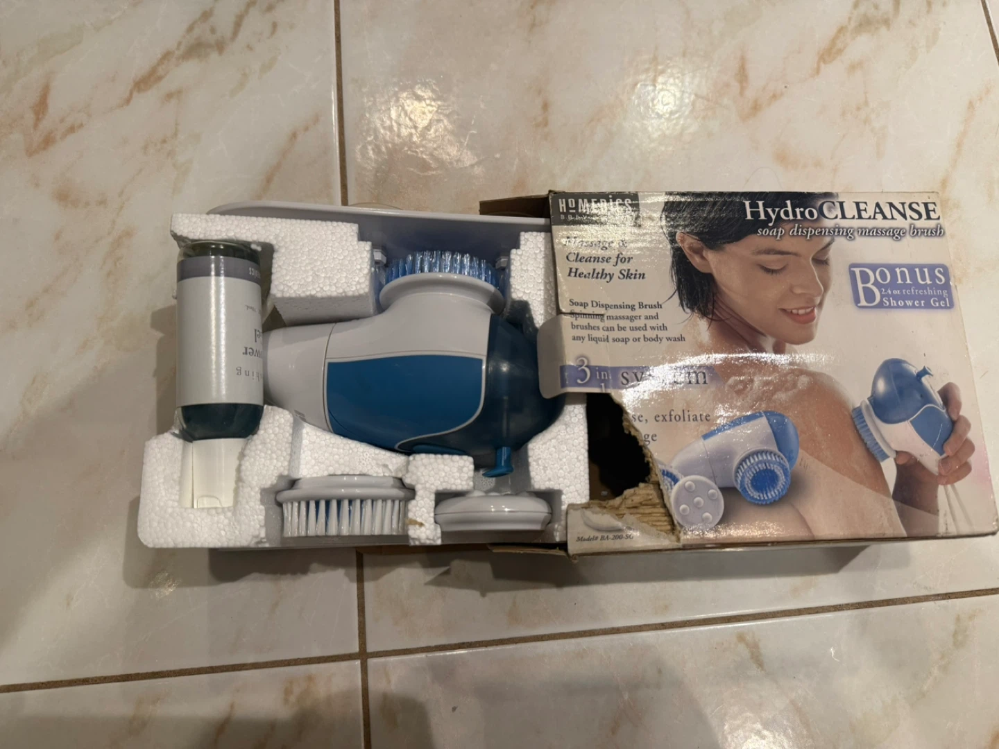 Homedics Hydro Cleanse Soap Dispensing Brush - photo 2