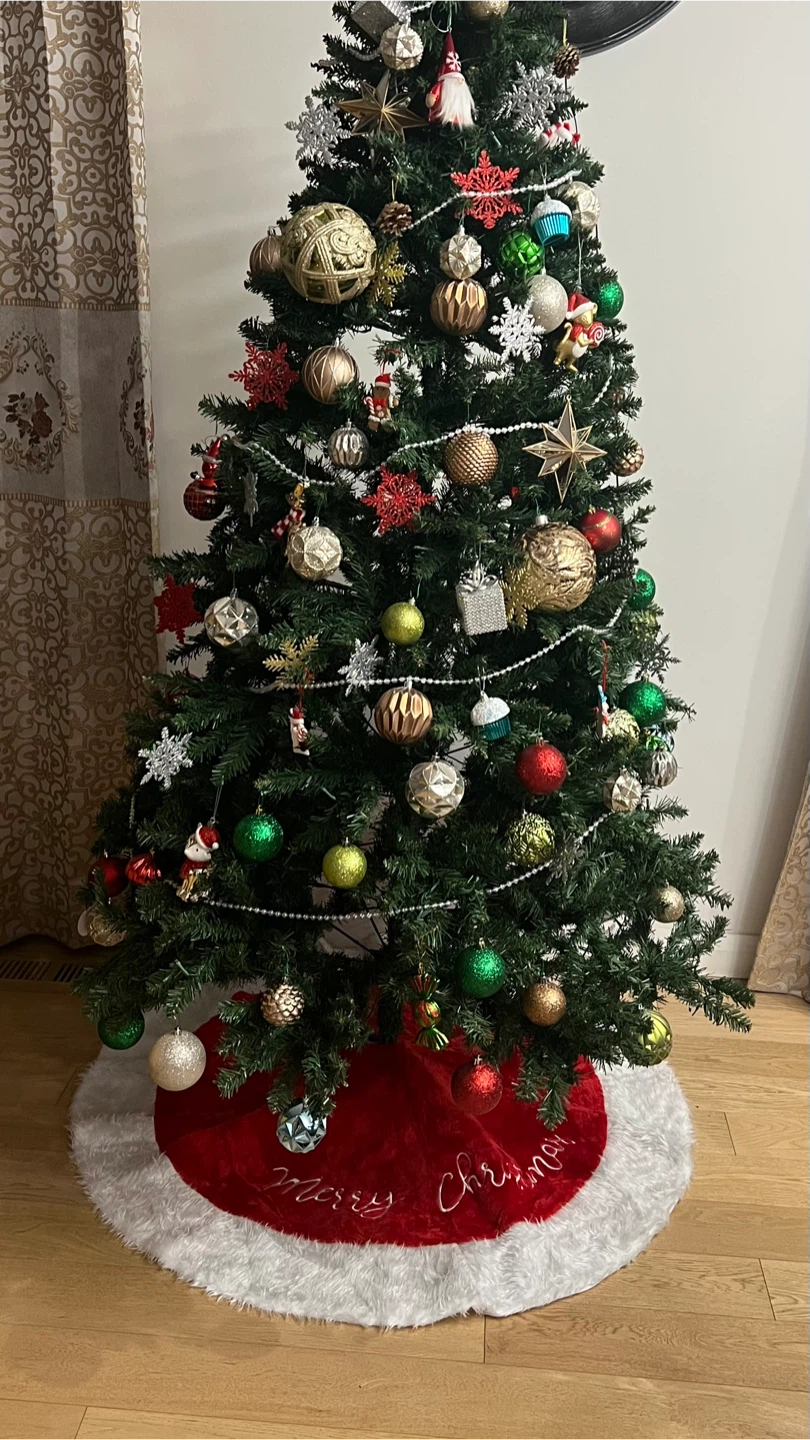 7 ft Pre-Lit Christmas Tree with ornaments, skirt,lighted star - photo 5
