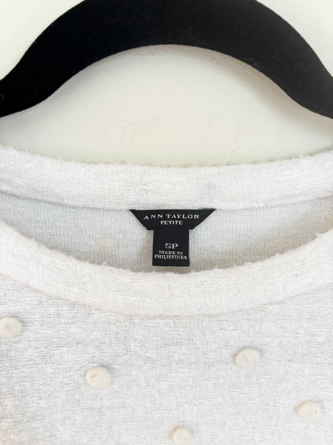 Ann Taylor Petite White Sweater - Size SP - photo 3
