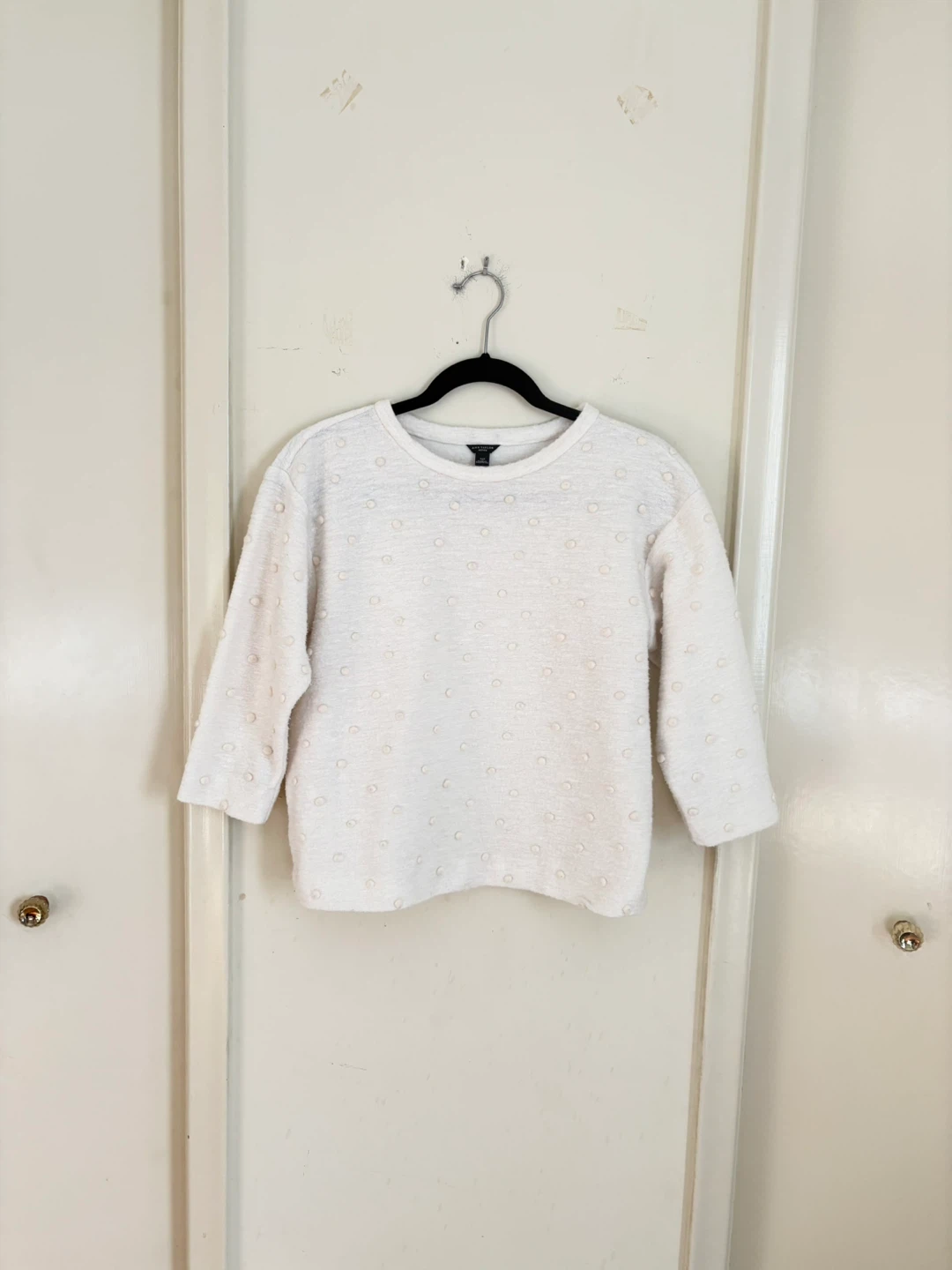 Ann Taylor Petite White Sweater - Size SP