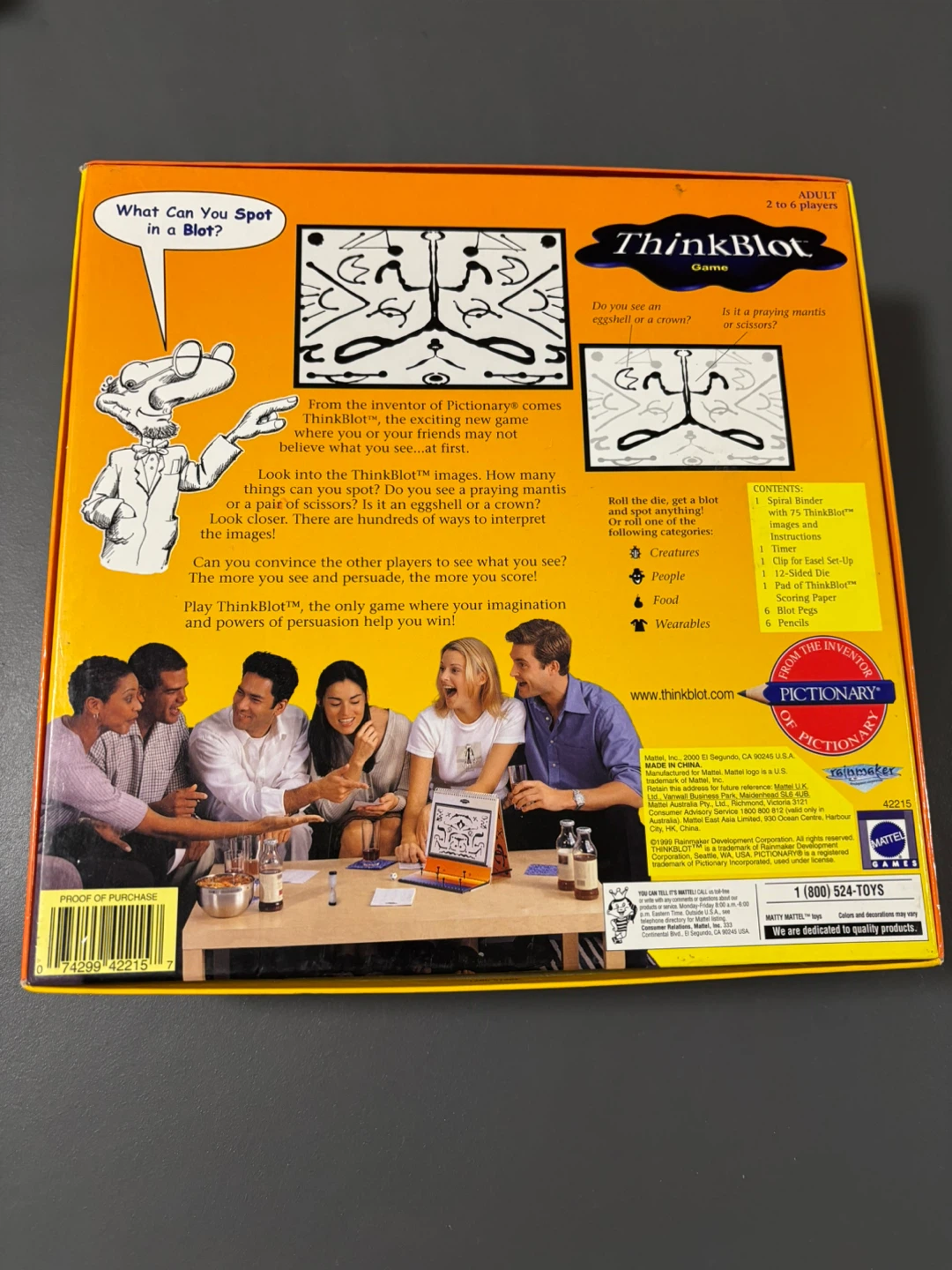 ThinkBlot Game - Mattel - photo 2