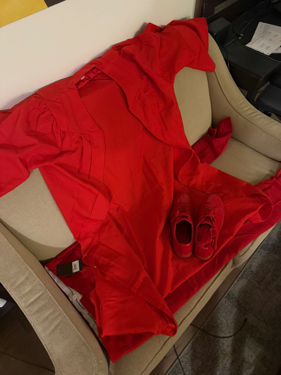 Santino Luciano Red Shoes & Outfit - photo 4