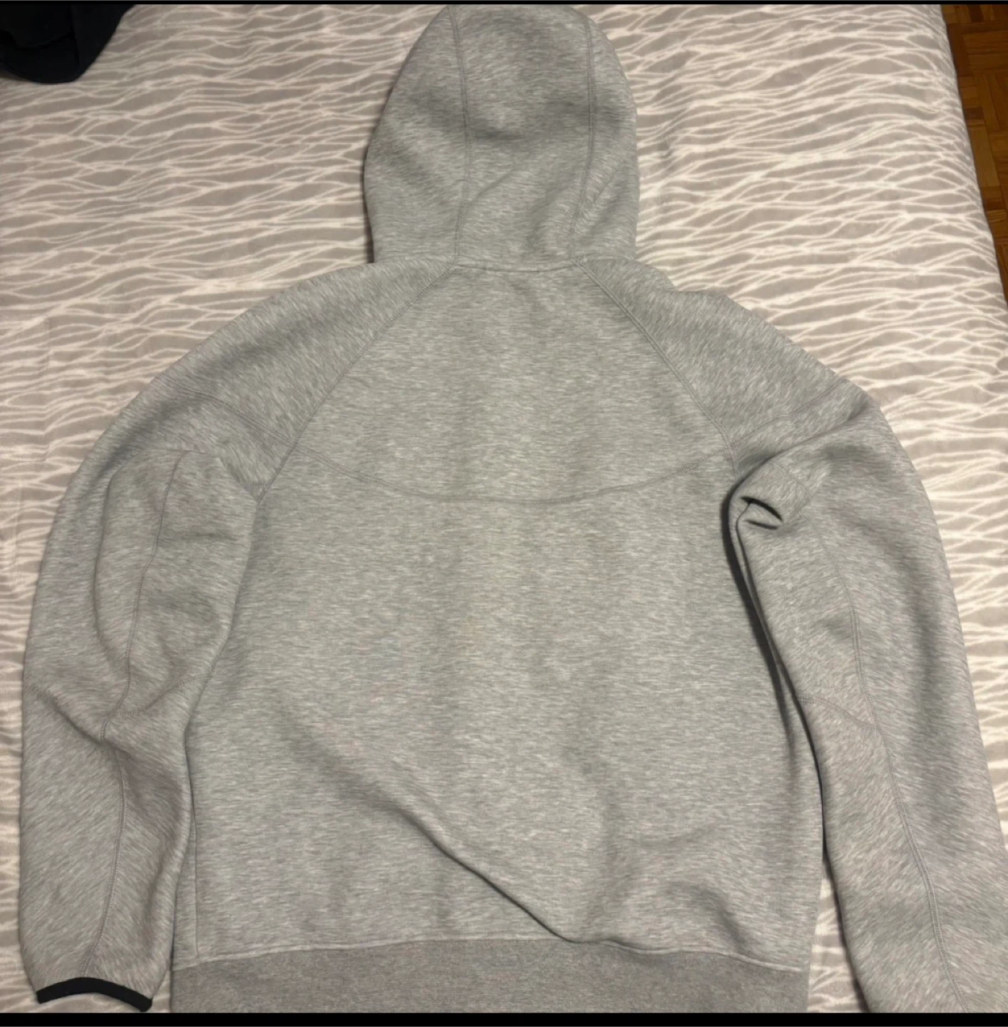 Nike Tech Fleece Hoodie - Gray, Size L - photo 3