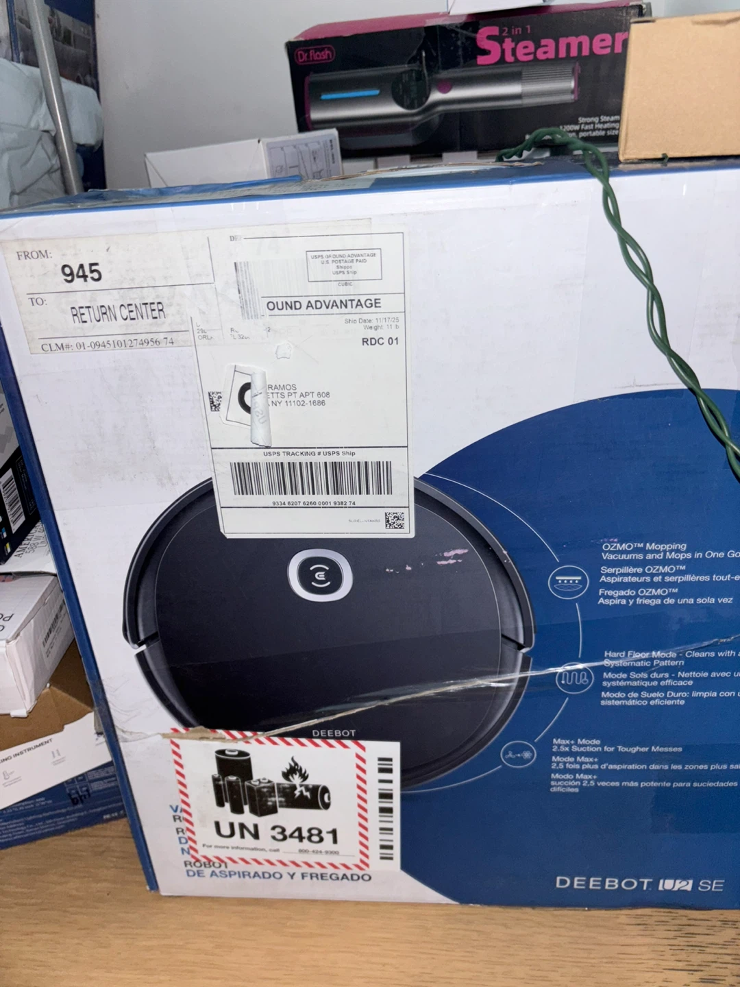 Ecovacs Deebot U2 SE Robot Vacuum - New in Box!