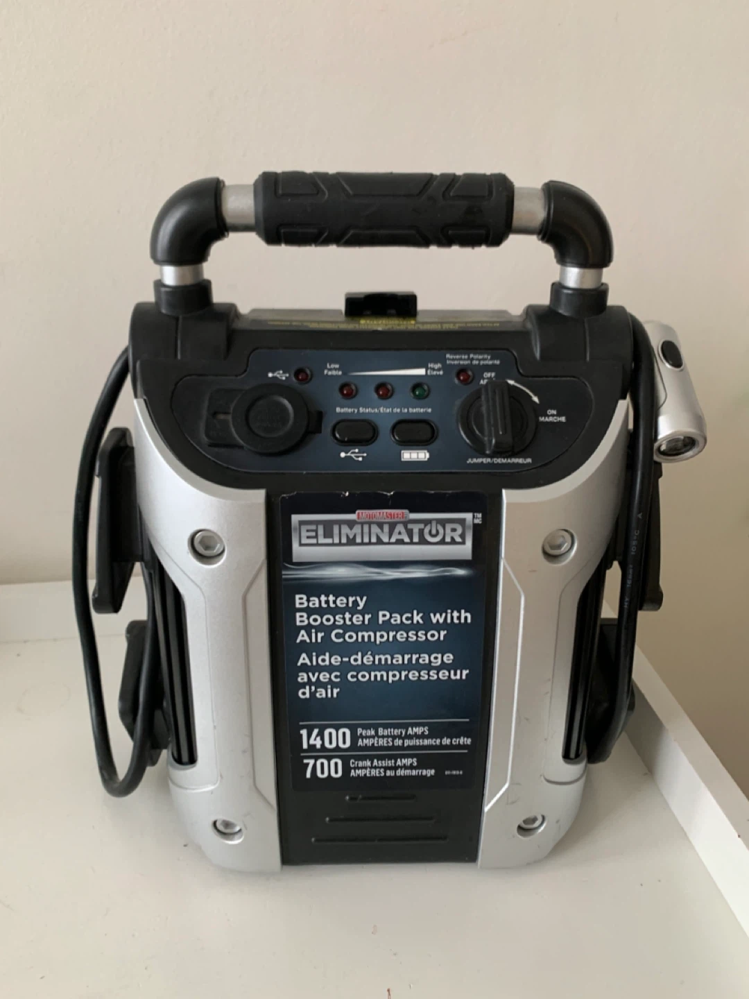 Eliminator Battery Booster Pack with Air Compressor