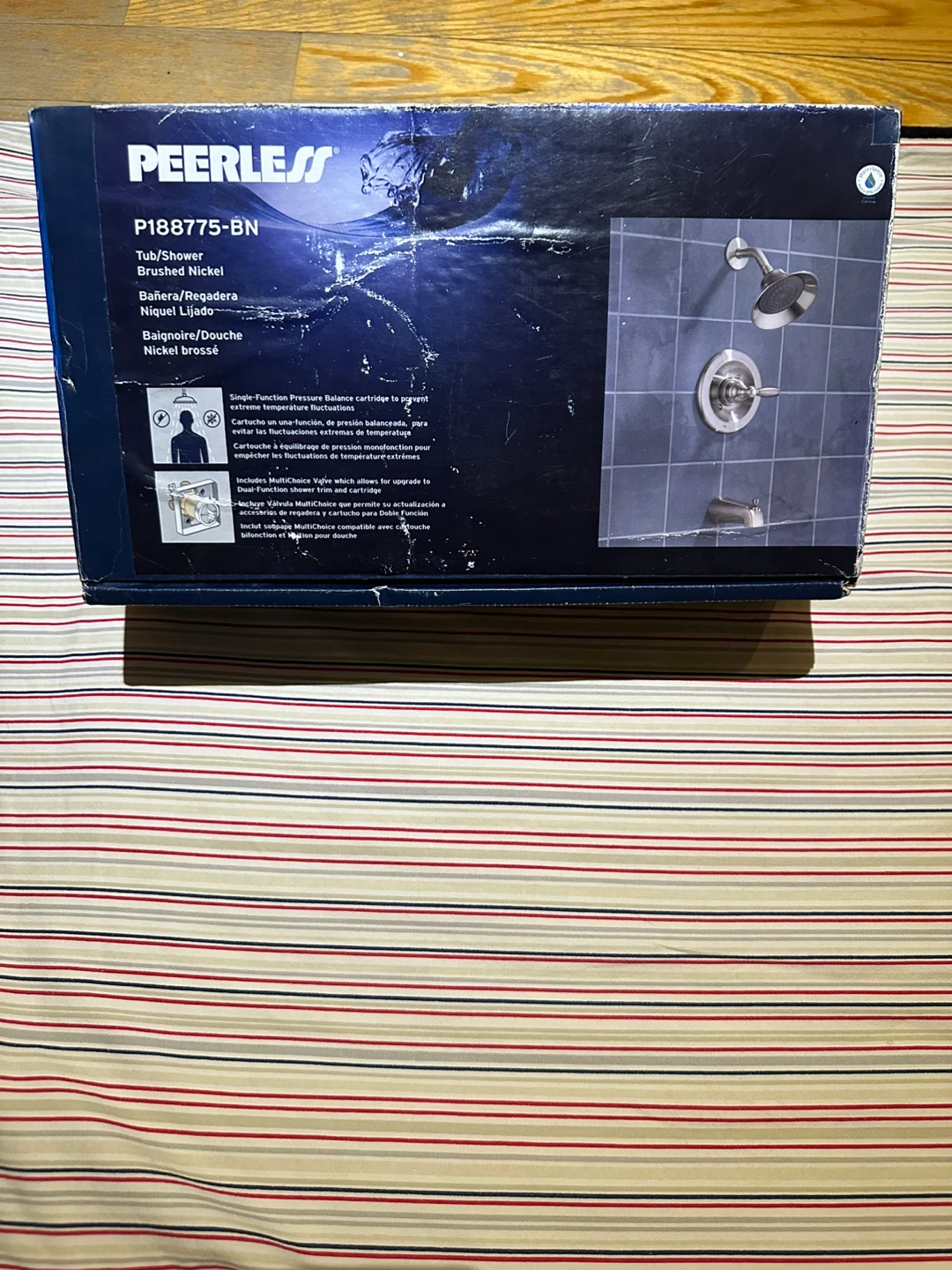 Peerless Tub/Shower set in Brushed Nickel