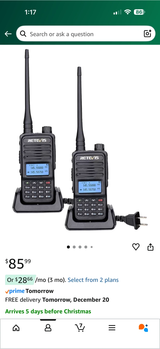 Retevis RT85 Walkie Talkies (2 Pack) - photo 3