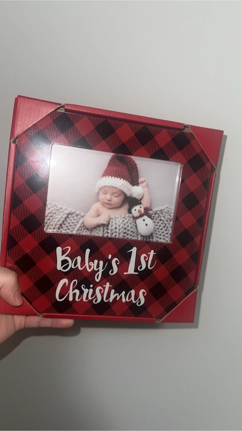 Baby’s first Christmas Photo Frame - 6 x 4 inches