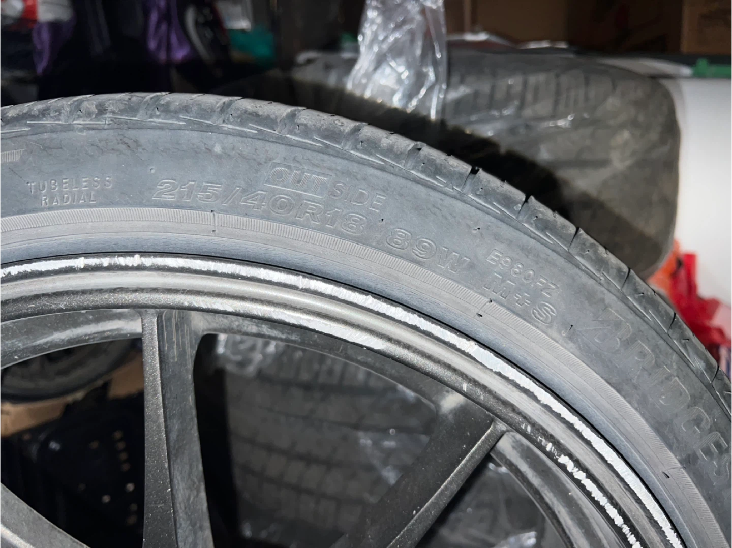 Bridgestone Potenza RE980AS 215/40R18 Tire Set - photo 4