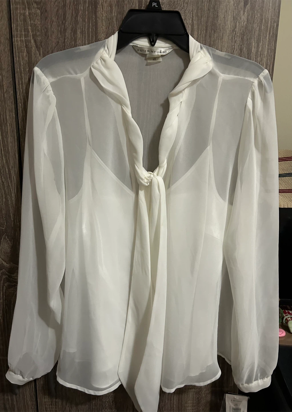 Peter Nygard Ivory Blouse - Size 10 - photo 4