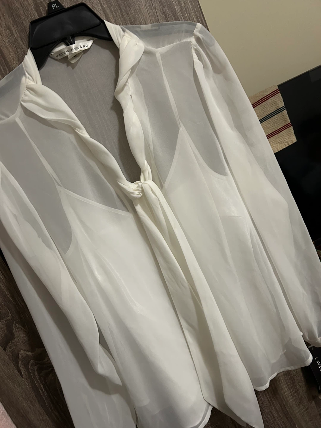 Peter Nygard Ivory Blouse - Size 10 - photo 3
