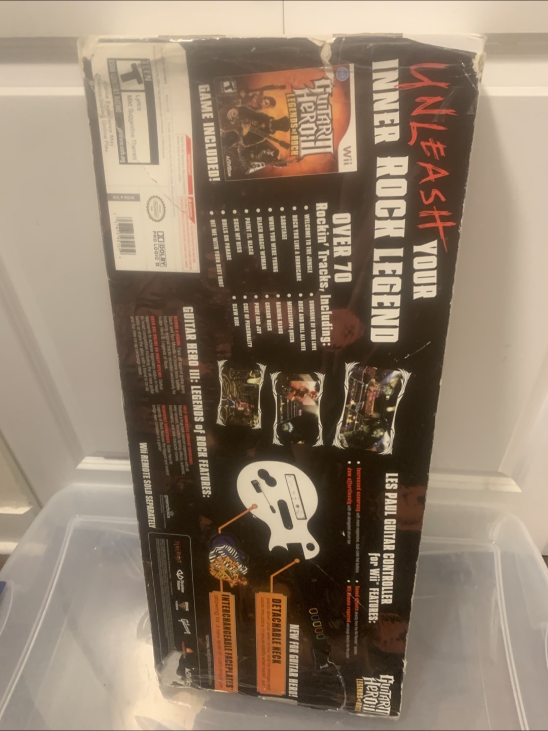 Guitar Hero III Legends of Rock Wii Game and Guitar Controller - photo 2