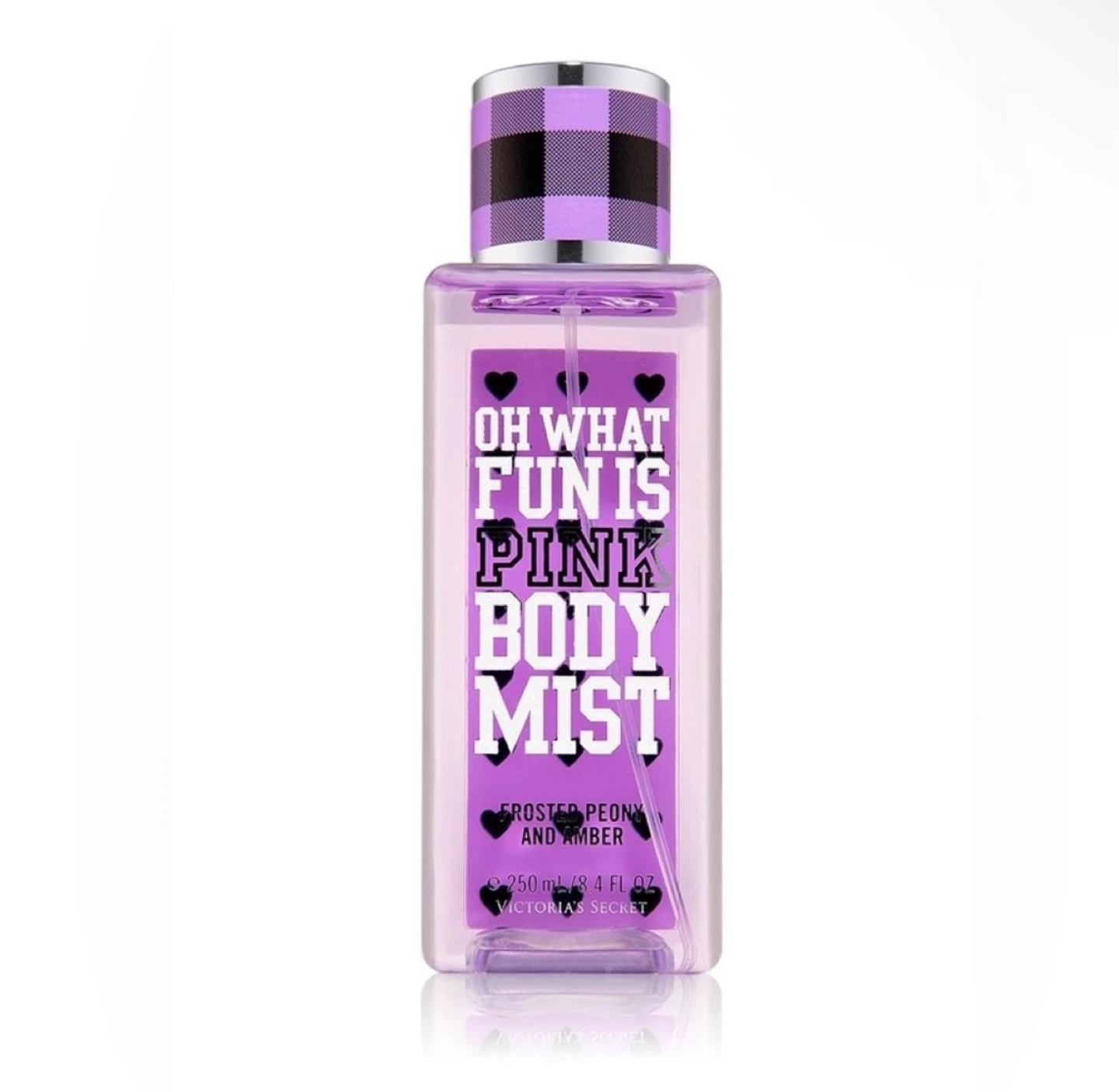 Rare OH WHAT FUN IS PINK Frosted Peony & Amber Body Mist