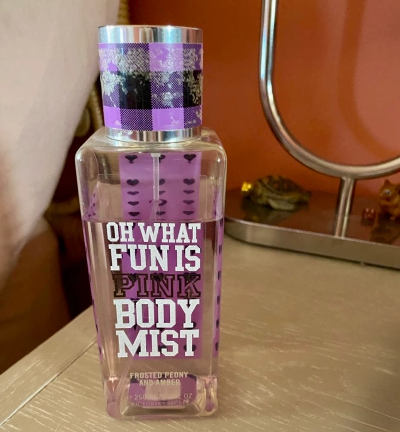 Rare OH WHAT FUN IS PINK Frosted Peony & Amber Body Mist - photo 3