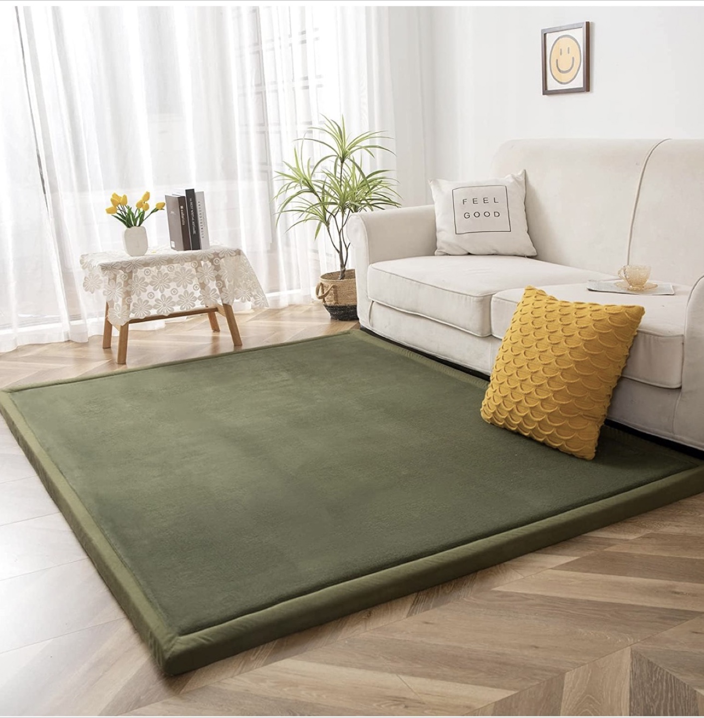 Thick Memory Foam Soft Padded Carpet with Non-Slip Backing - photo 3