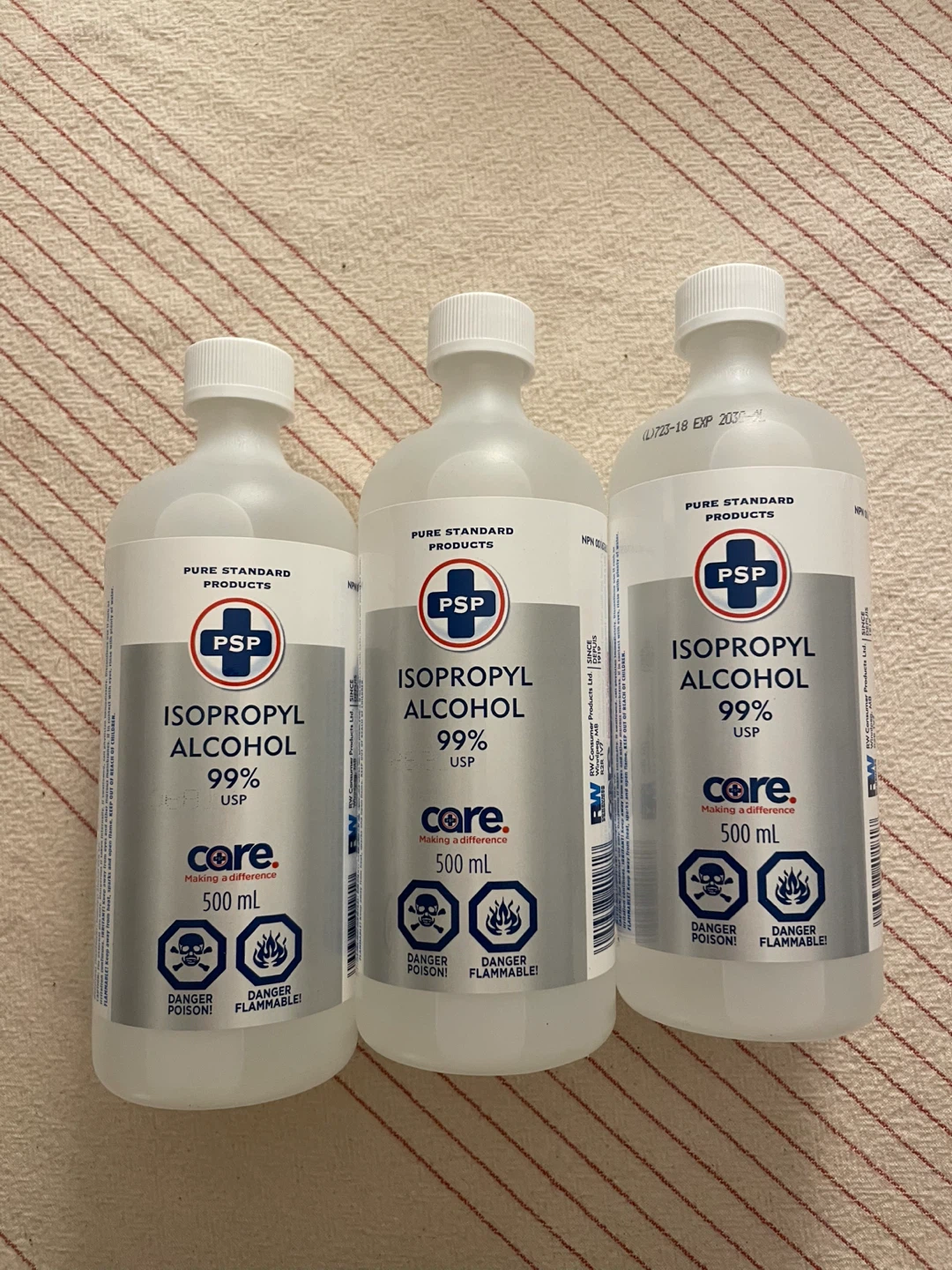 Pure Standard Products Isopropyl Alcohol 99% - 500 mL