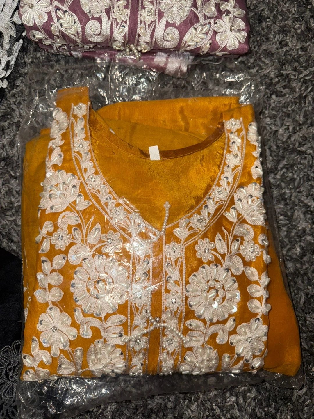 Embroidered Salwar Kameez - Set of 3 - photo 3