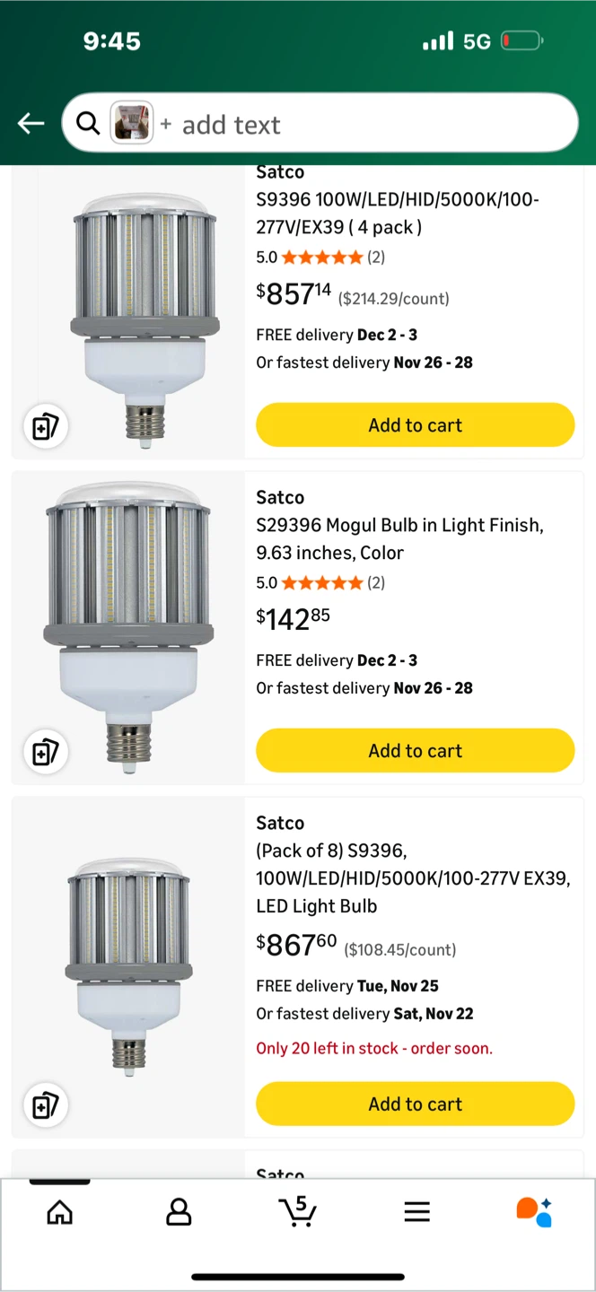 Satco S9396 100W LED Light Bulb - photo 2