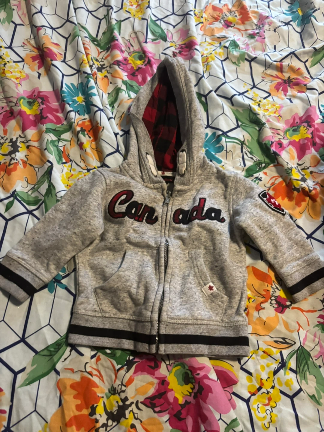 Canadian 6-12M Zip-Up Hoodie