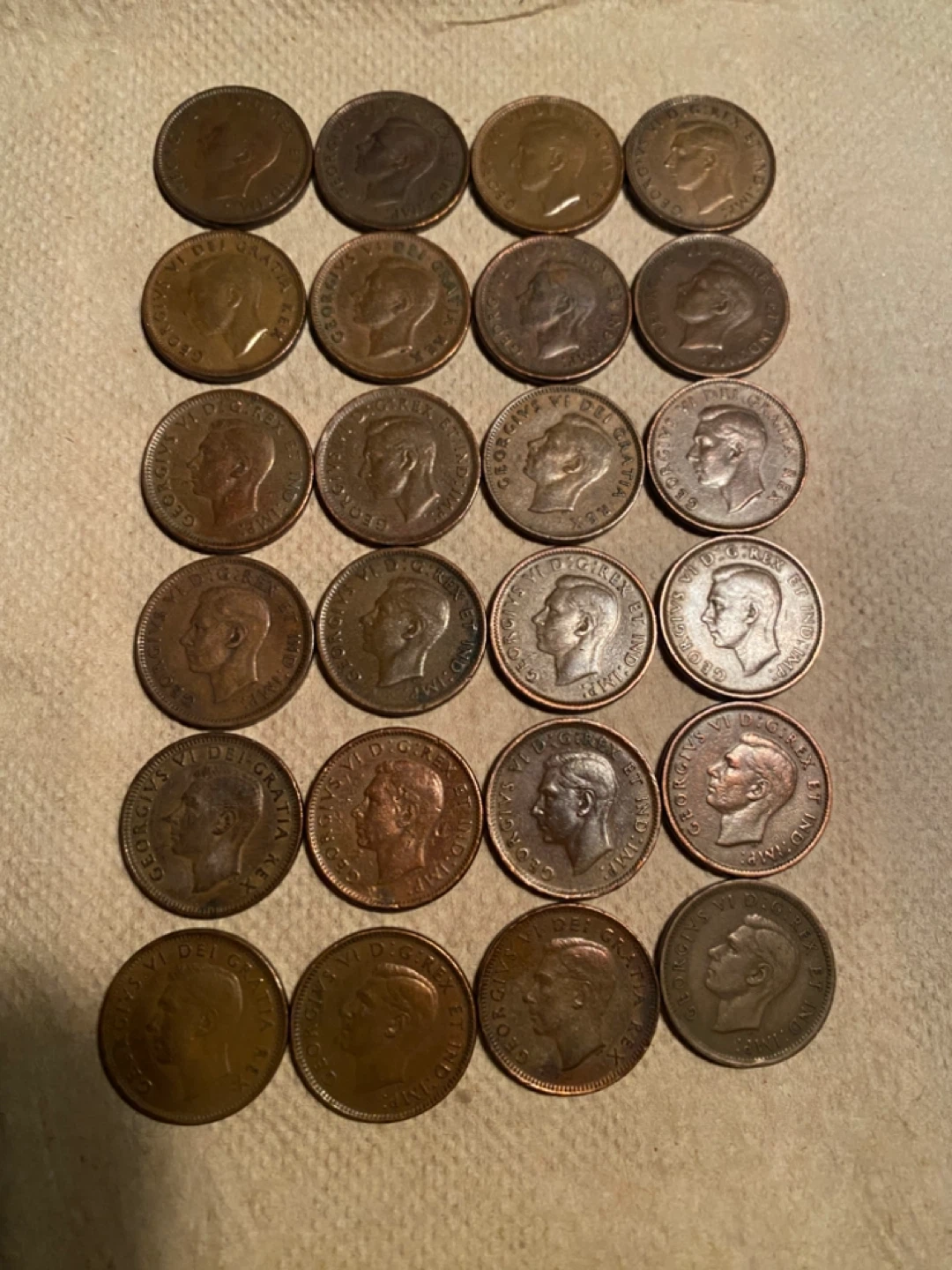 24 pieces Canadian Penny Collection - photo 2