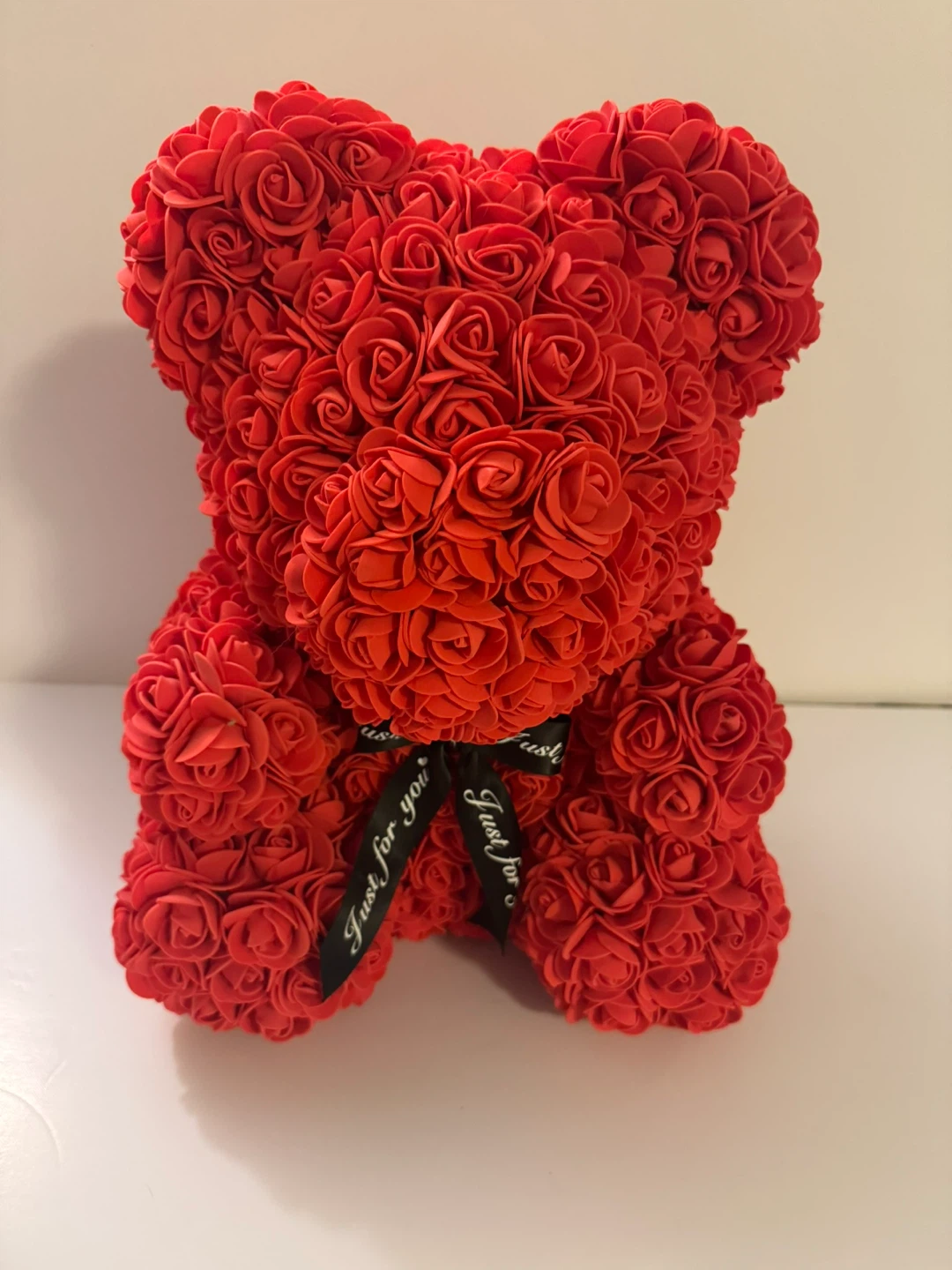 Red Rose Teddy Bear - 14 inches
