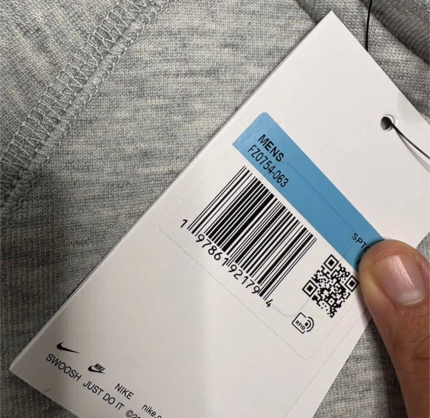 Nike Tech Fleece Full-Zip Hoodie Grey Reflective - photo 3