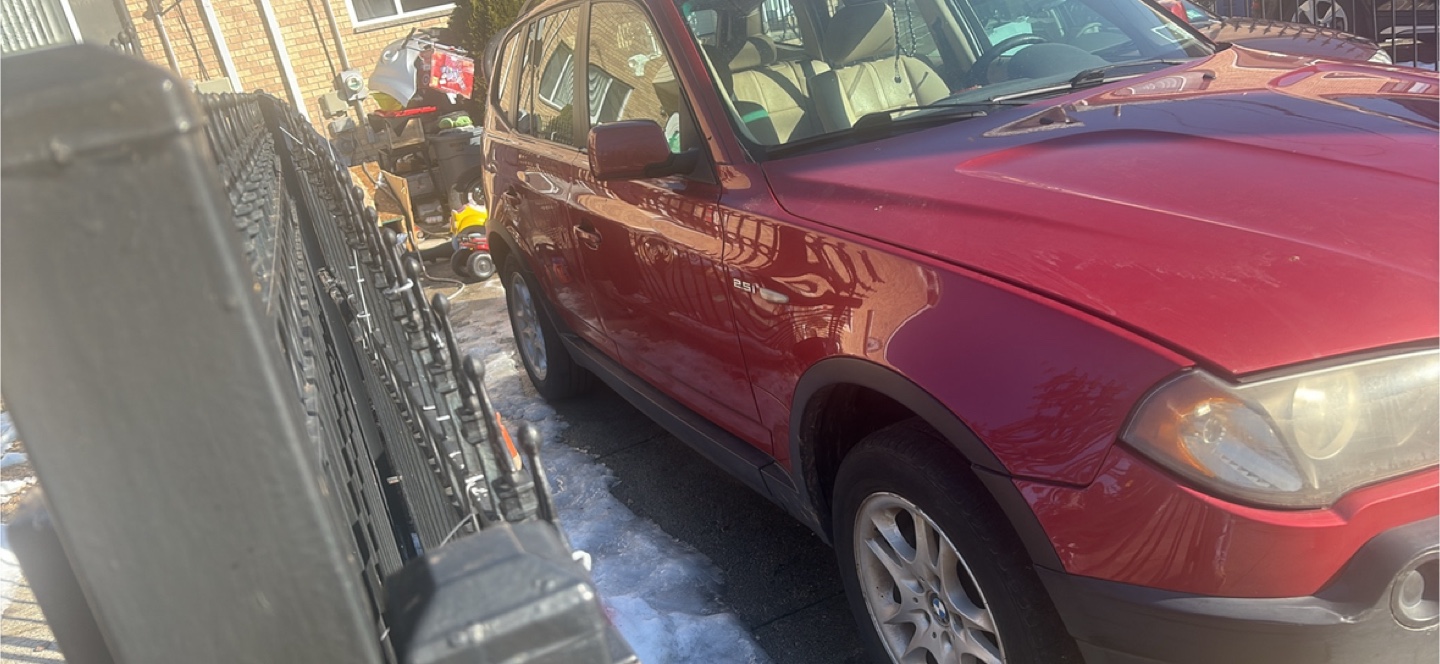 Red BMW X3 SUV