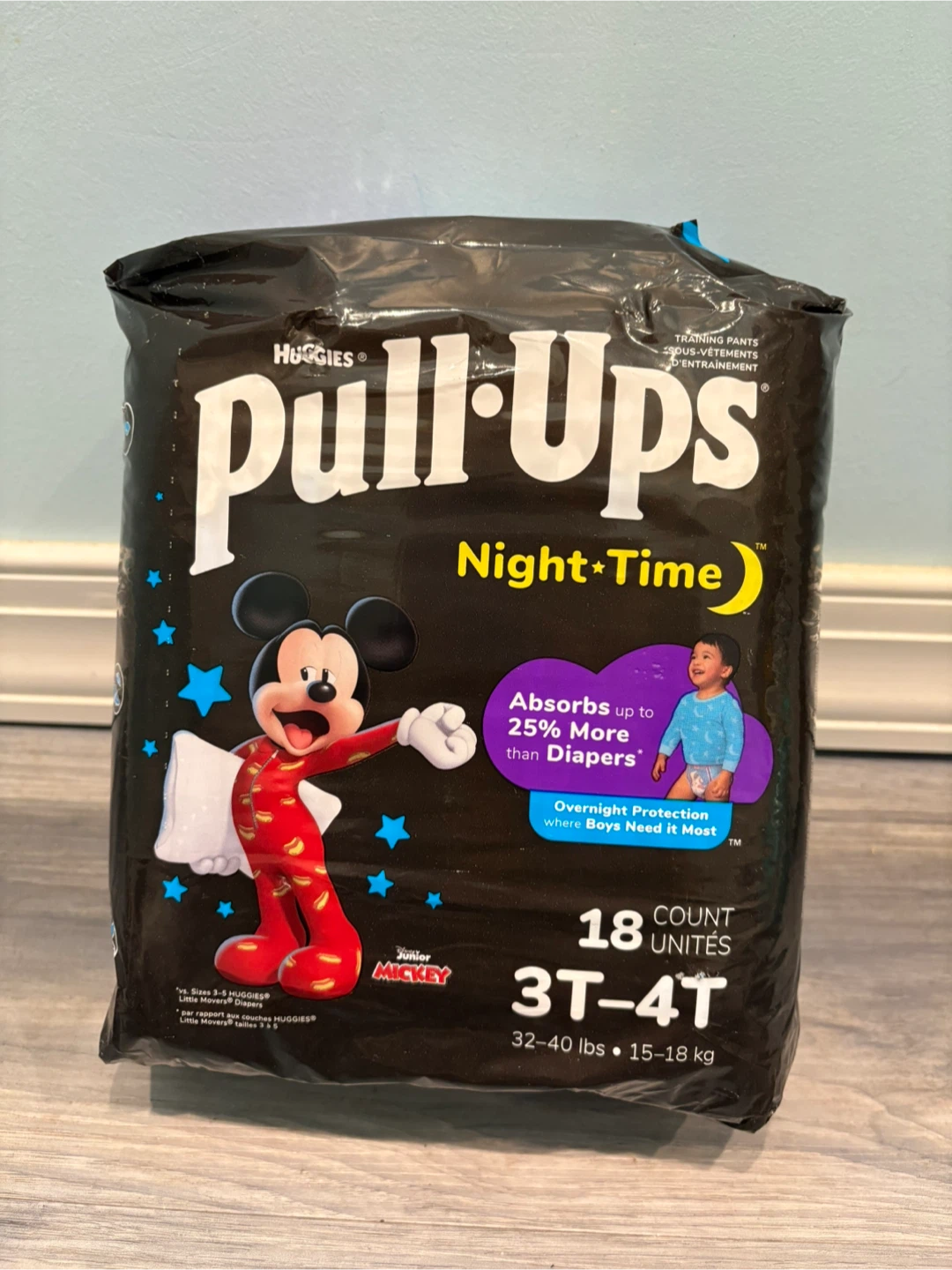 Huggies Pull-Ups Night-Time 3T-4T (18 Count)