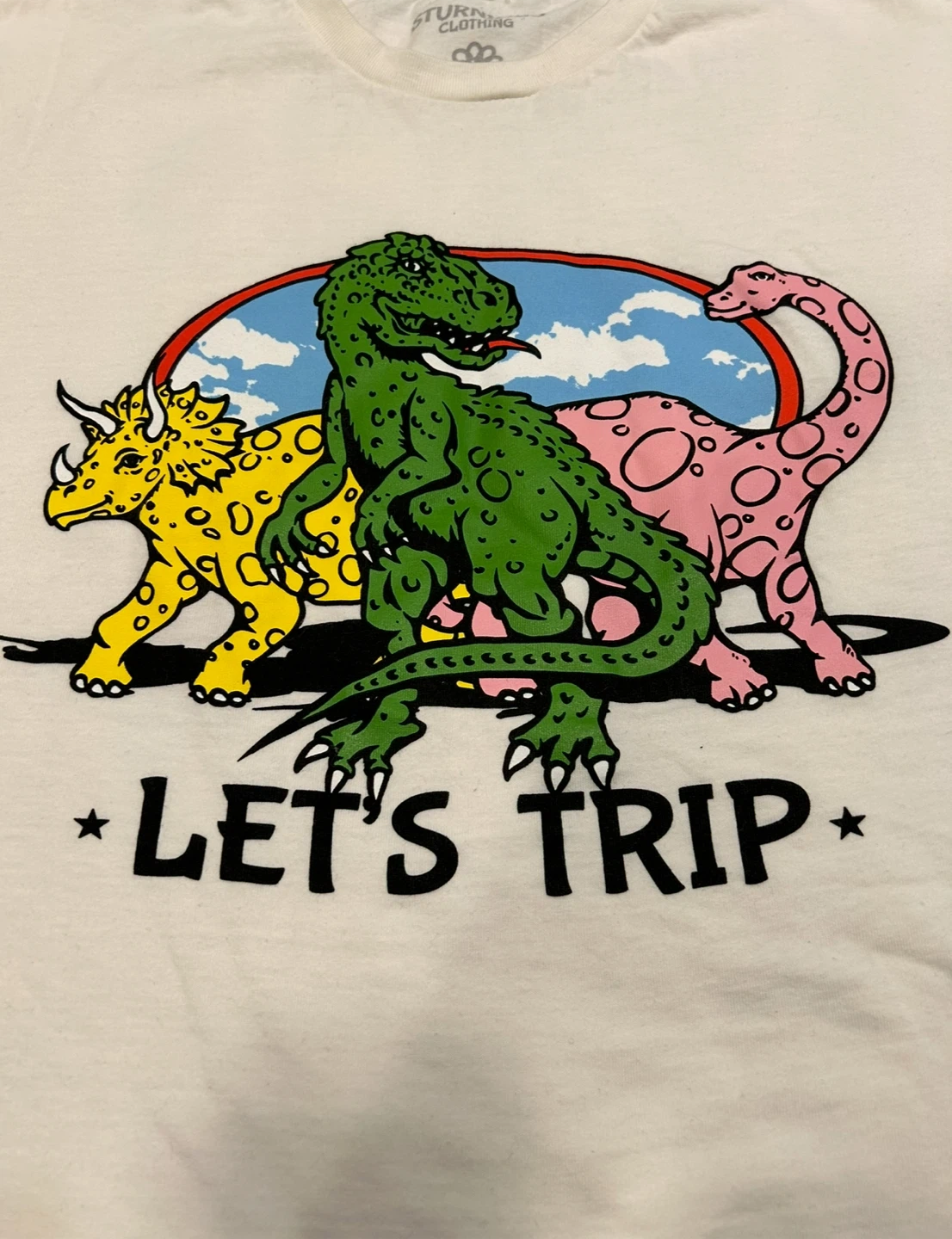 Sturniolo Clothing Let's Trip Dinosaur Tee - L - photo 2