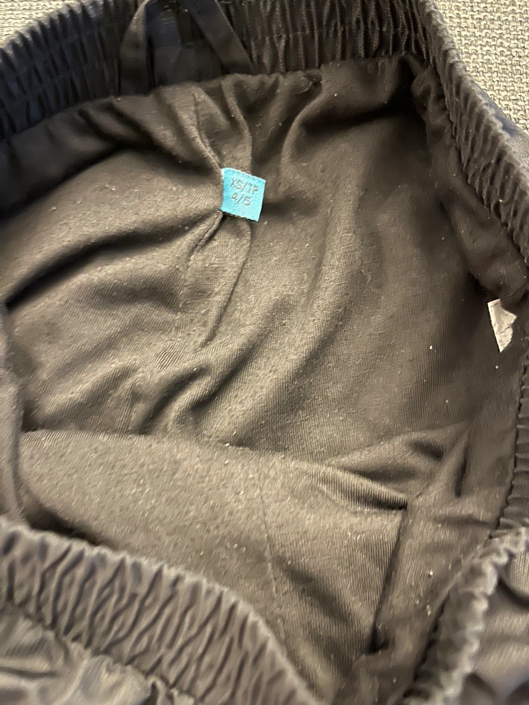 Kids' Black Fleece Lined Outdoor Pants - Size XS (4/5) - photo 2