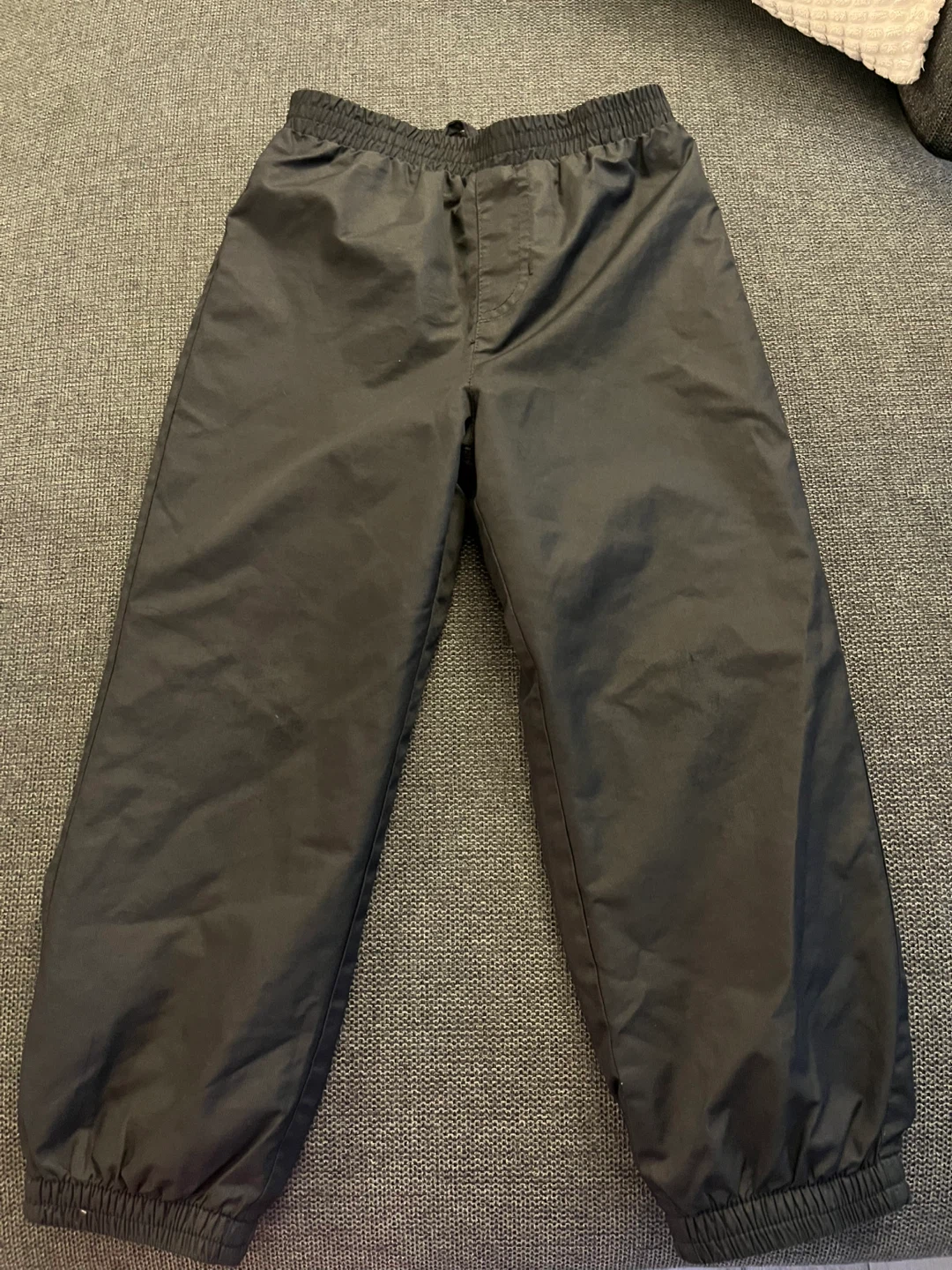 Kids' Black Fleece Lined Outdoor Pants - Size XS (4/5)