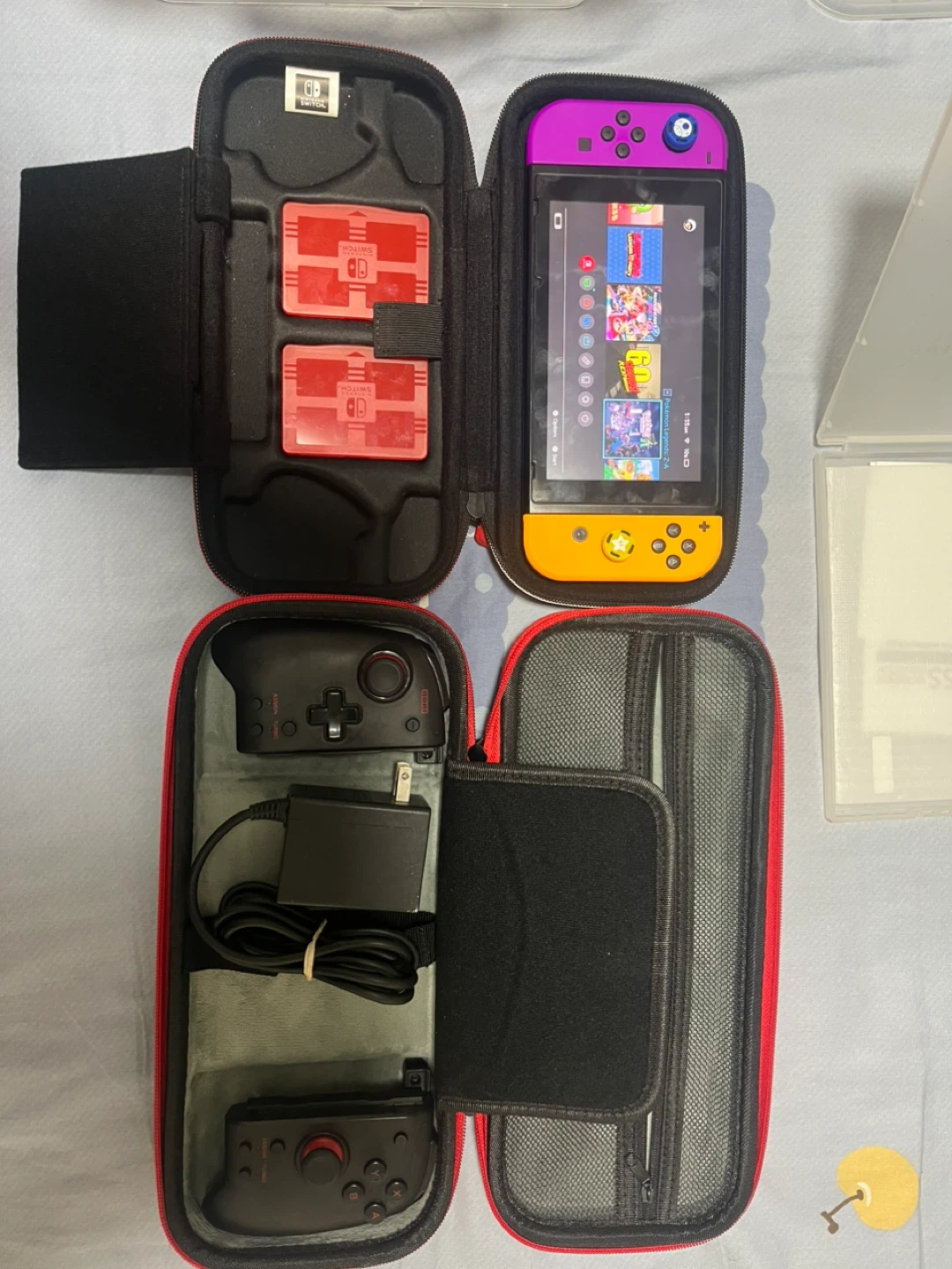 Nintendo Switch with Case and Accessories