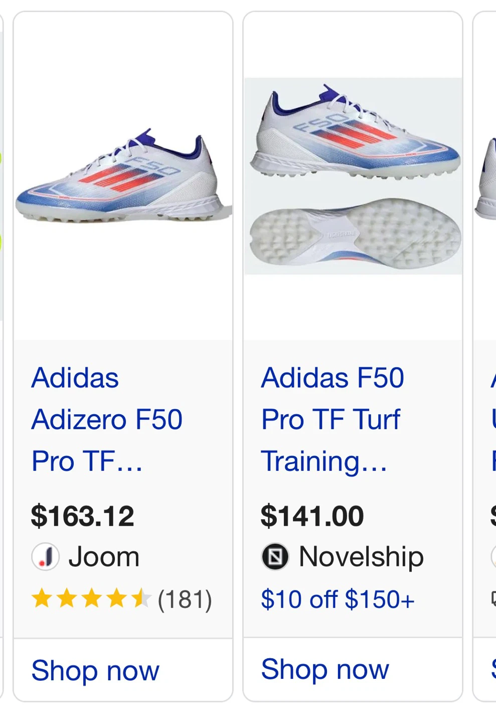 Adidas Adizero F50 Pro TF Turf Training Shoes - photo 4