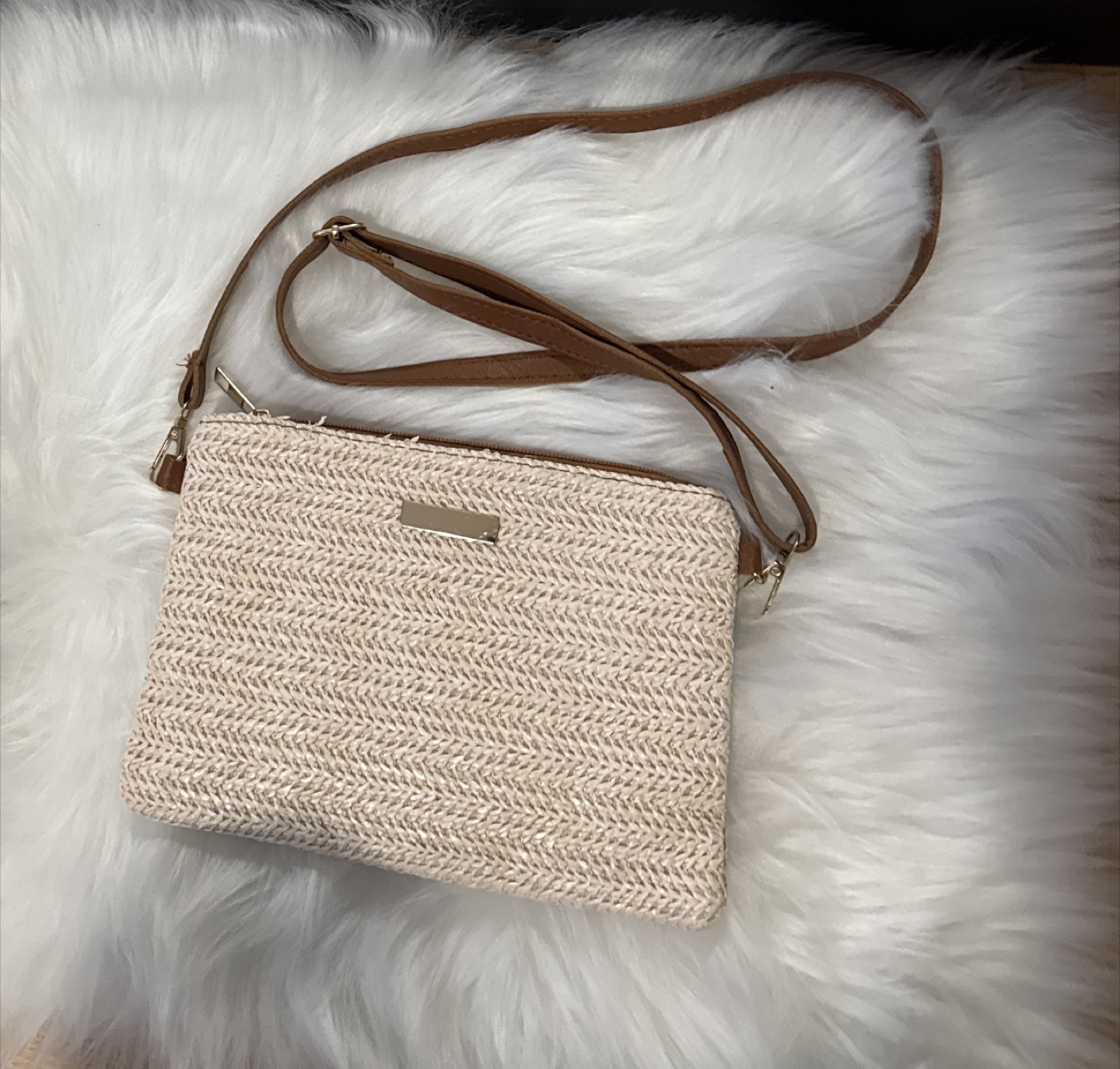 Woven Crossbody Bag
