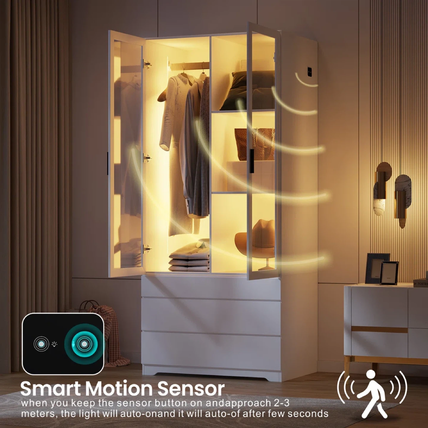 New Smart Motion Sensor LED Wardrobe - photo 3