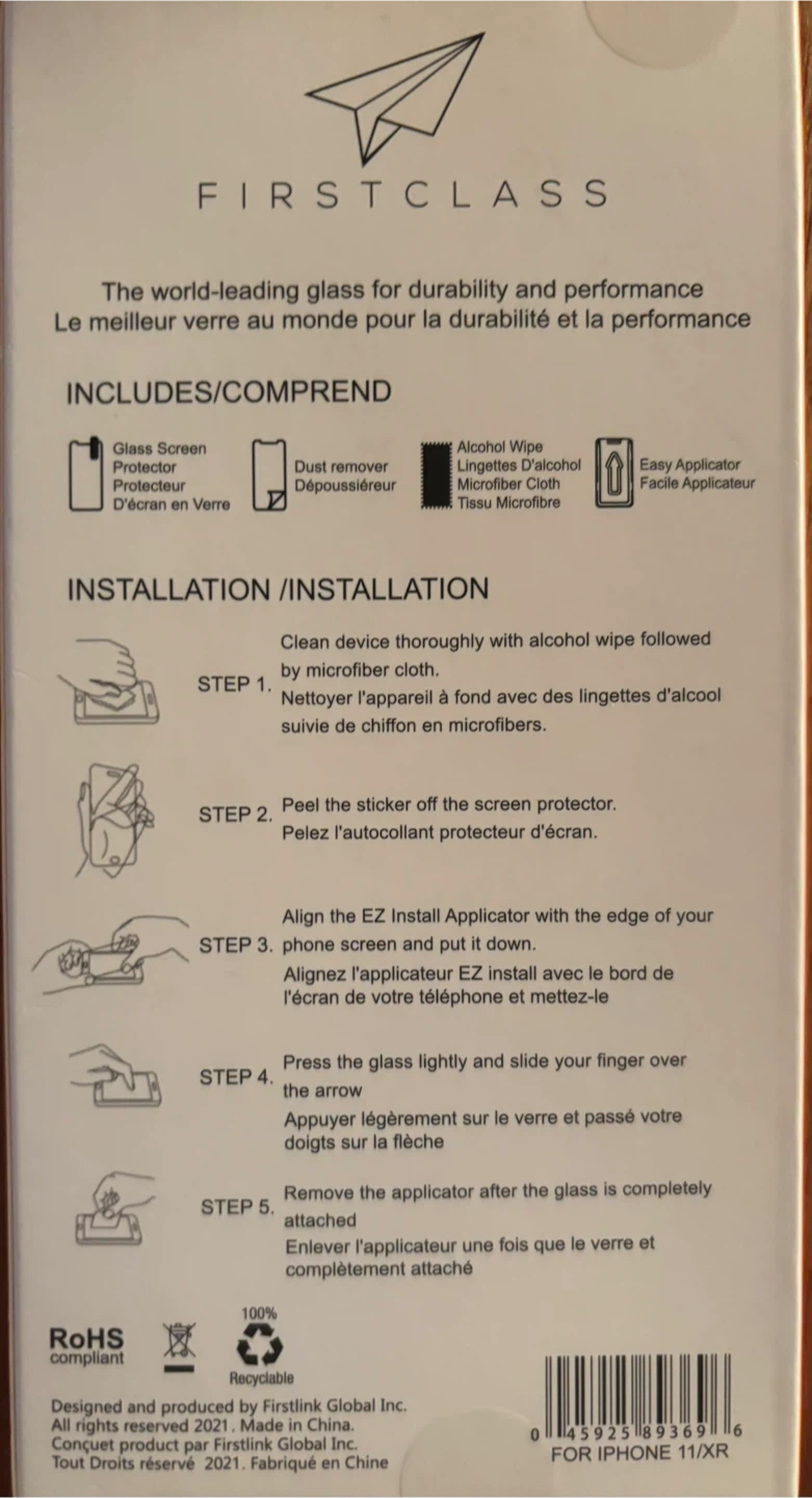Tempered Glass Screen Protector - iPhone 11/XR - photo 2