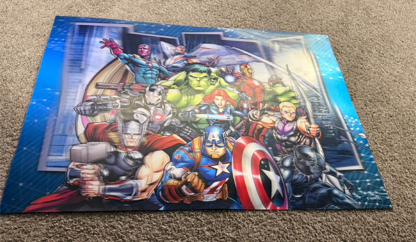 Marvel Avengers 3D Poster 27*19”